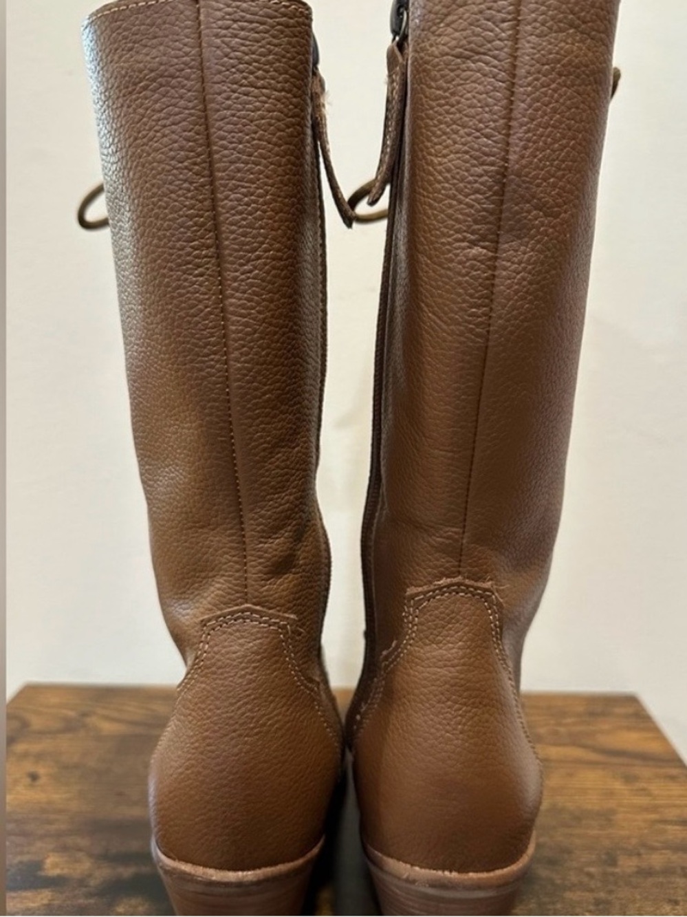 Dingo Women’s Tan Brown San Miguel Leather Cowboy Boots NWT Size 7.5 - Picture 7 of 11